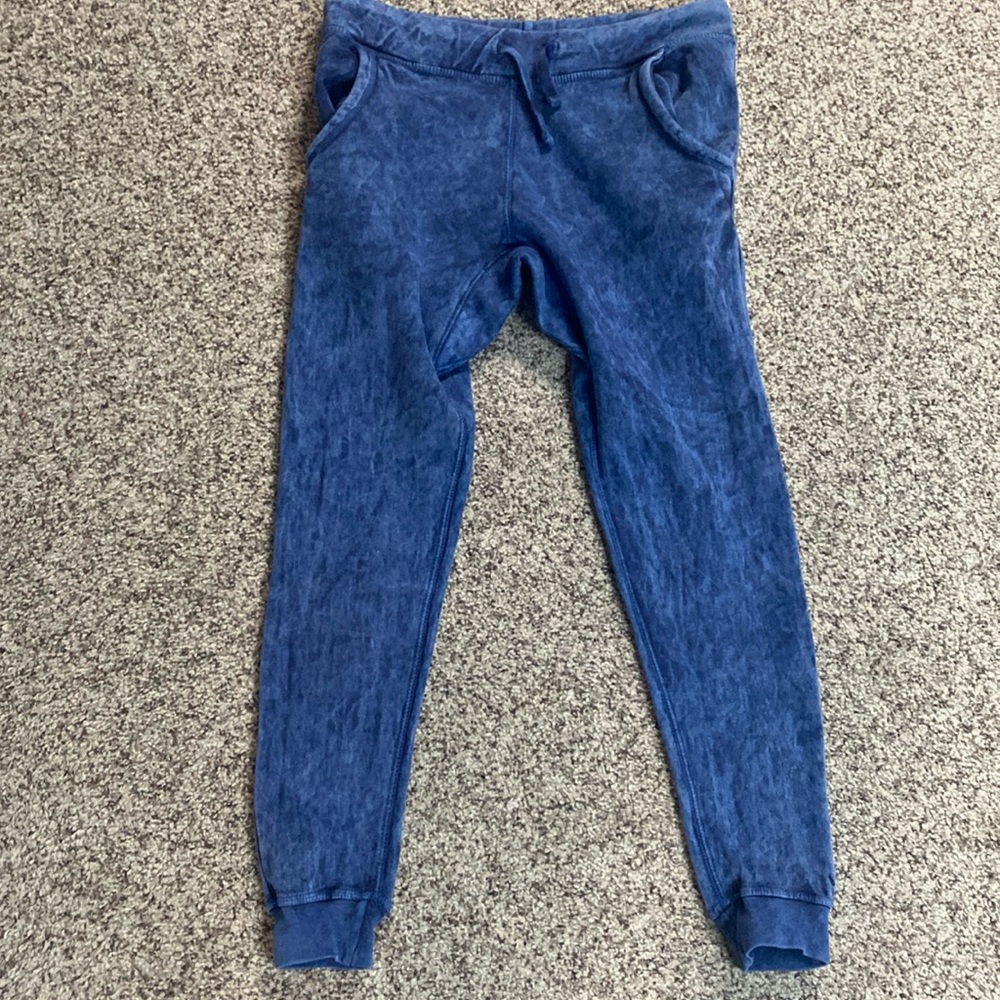 Blue Crystal Wash Joggers